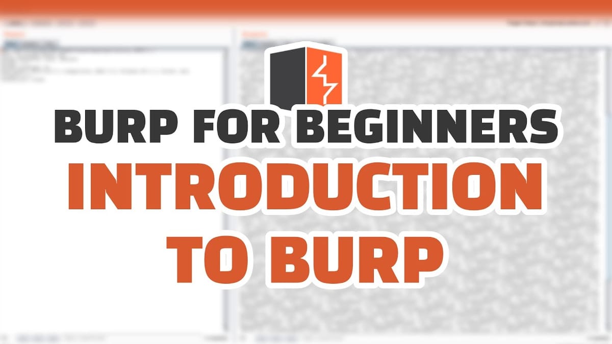 Introduction to Burp Suite