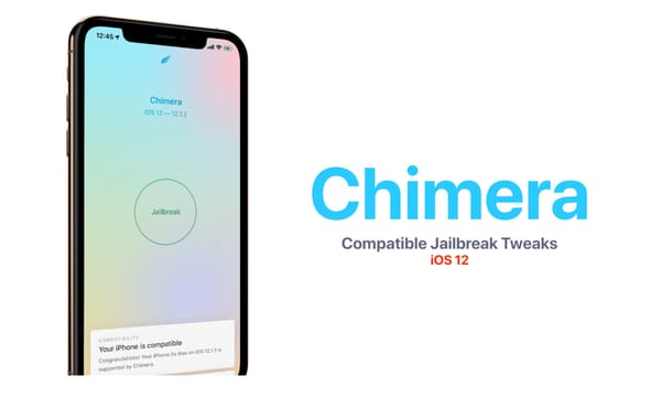Download Chimera Jailbreak for iPhone XS Max [iOS 12]