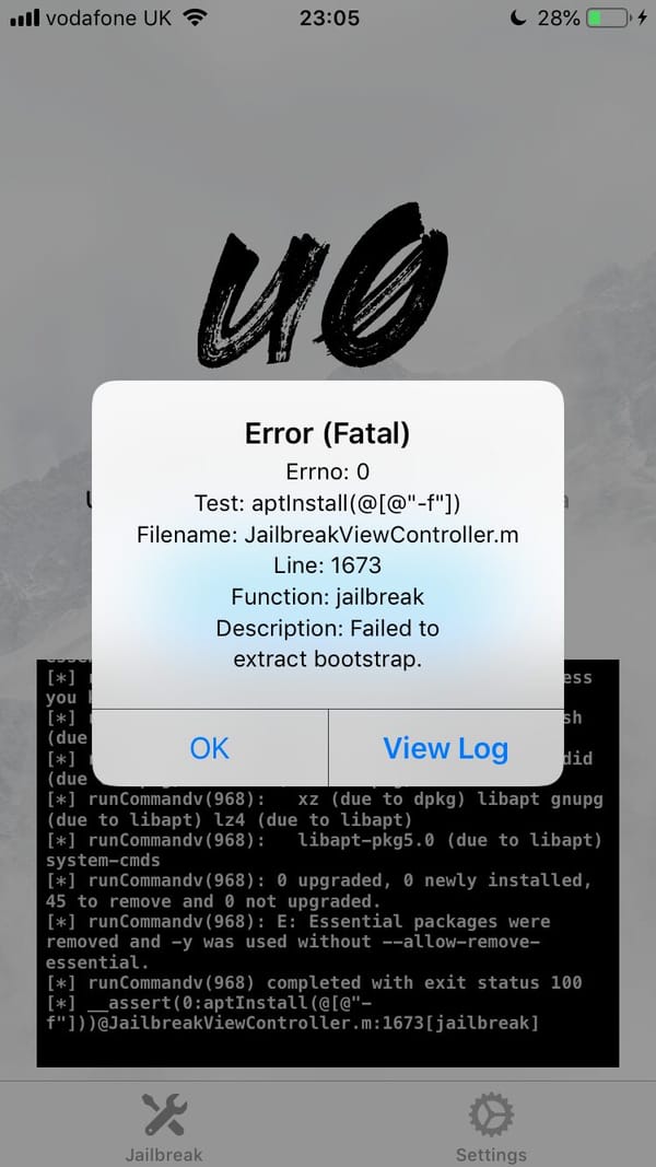 How to Fix "Fatal Error" in Uncover Jailbreak